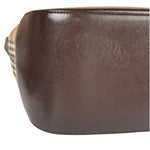 Burberry Vintage House Check Canvas/Leather Shoulder Bag