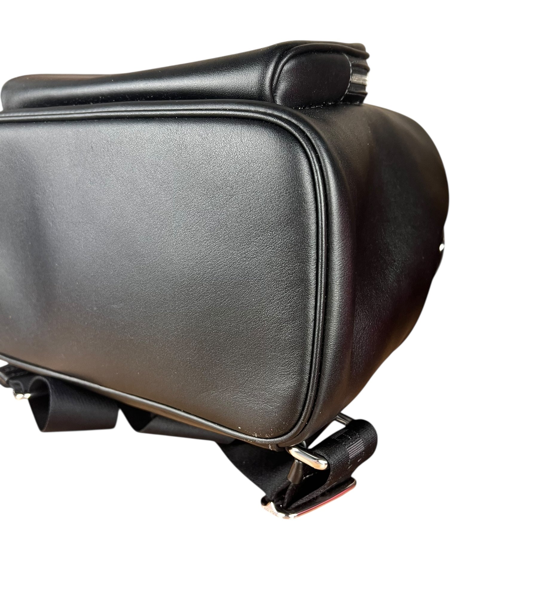 Coach Leather Pace Backpack Black