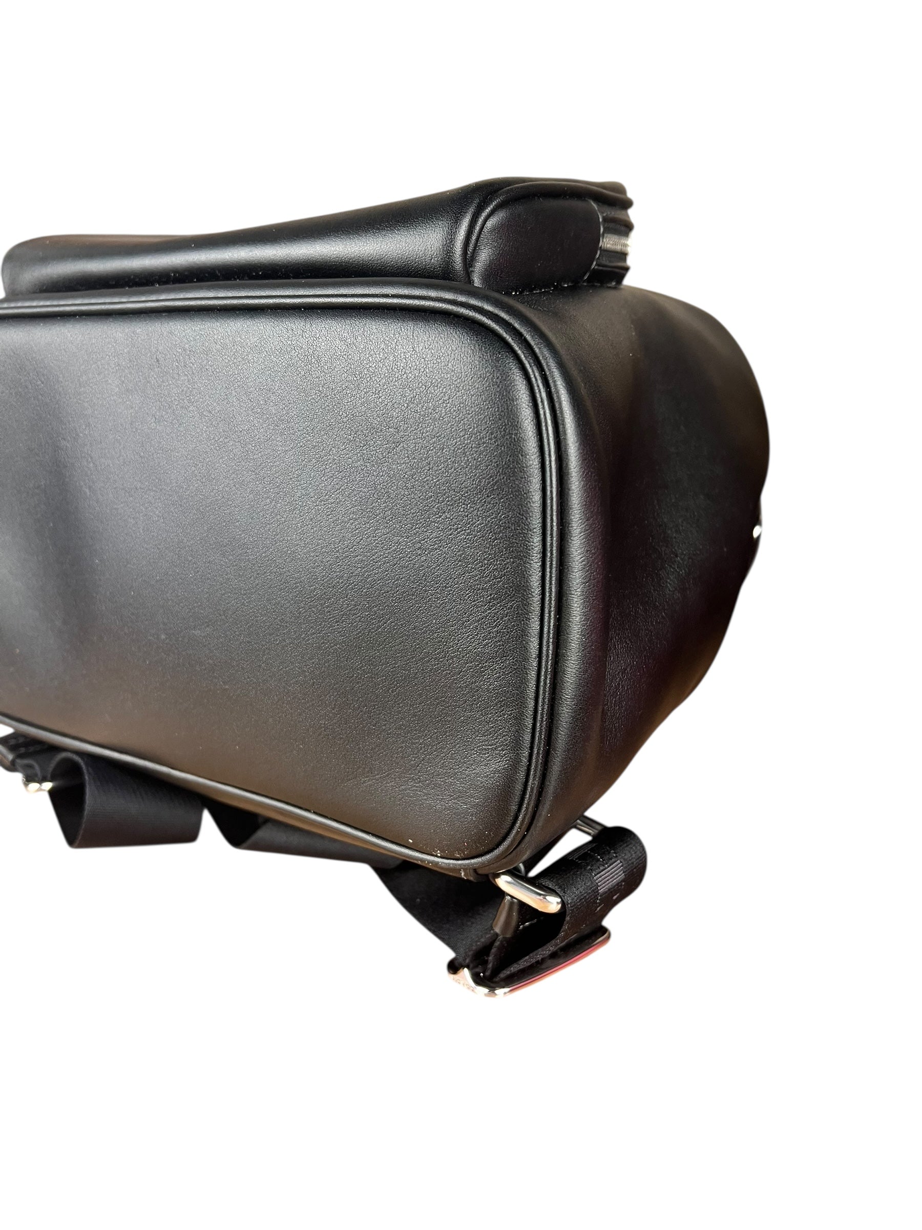 Coach Leather Pace Backpack Black