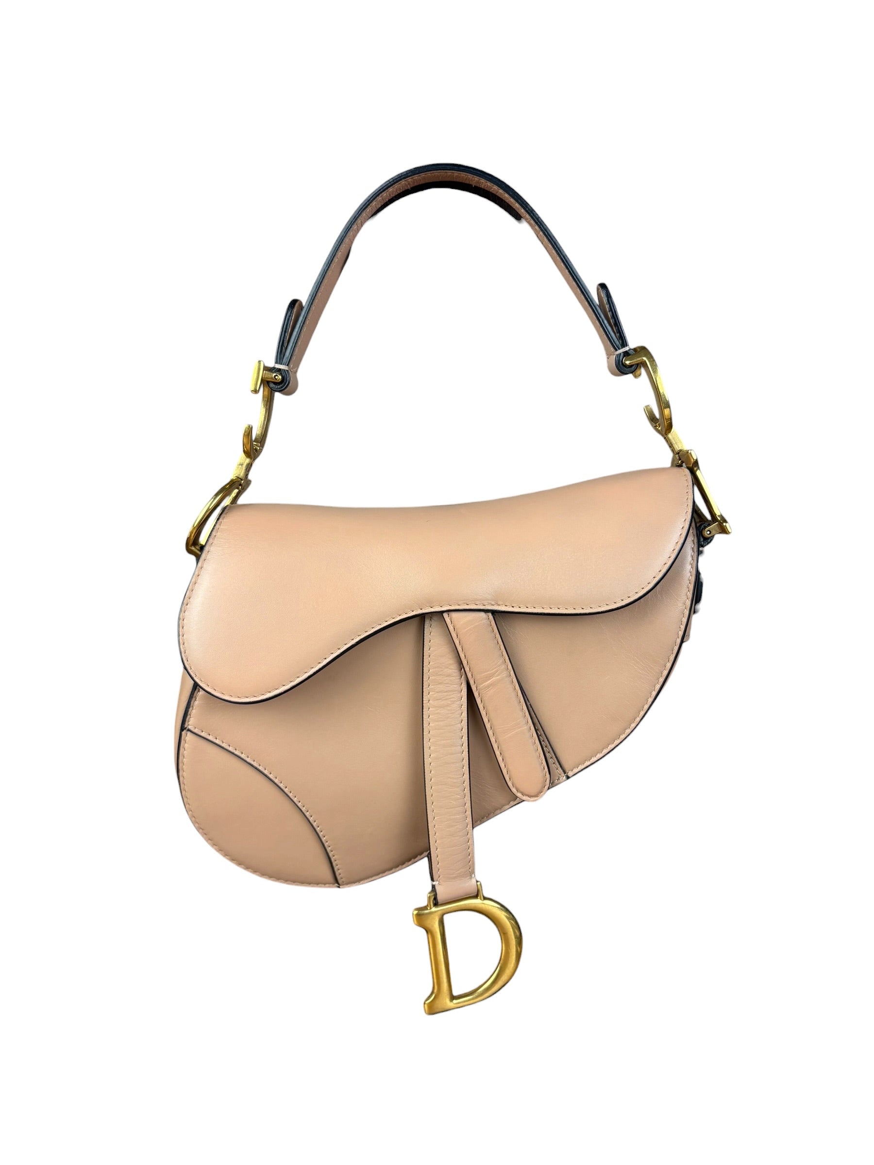 Christian Dior Blush Pink Mini Saddle Bag