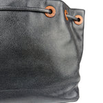 Chanel Black Caviar CC Drawstring Tote Bag 2002