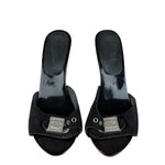 Chanel Y2K Logo Studded Heels