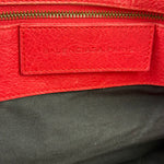 Balenciaga Red Leather Le City Tote