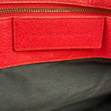 Balenciaga Red Leather Le City Tote