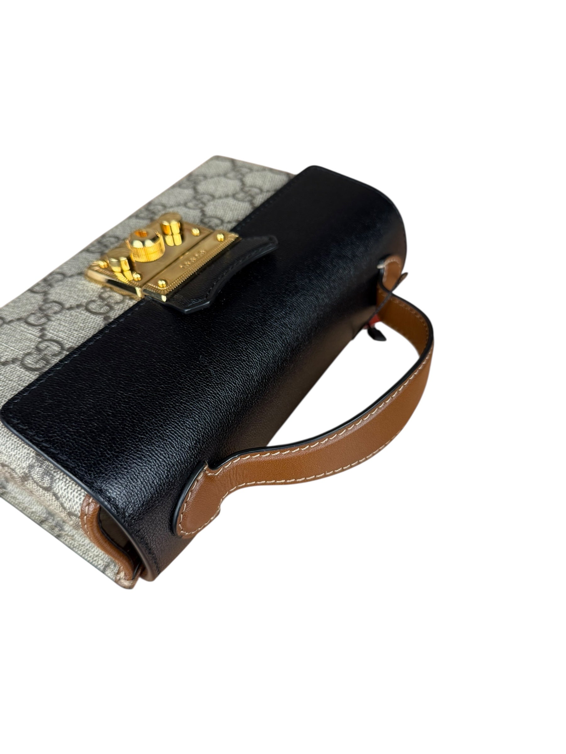 Gucci Crossbody GG Supreme Padlock Mini