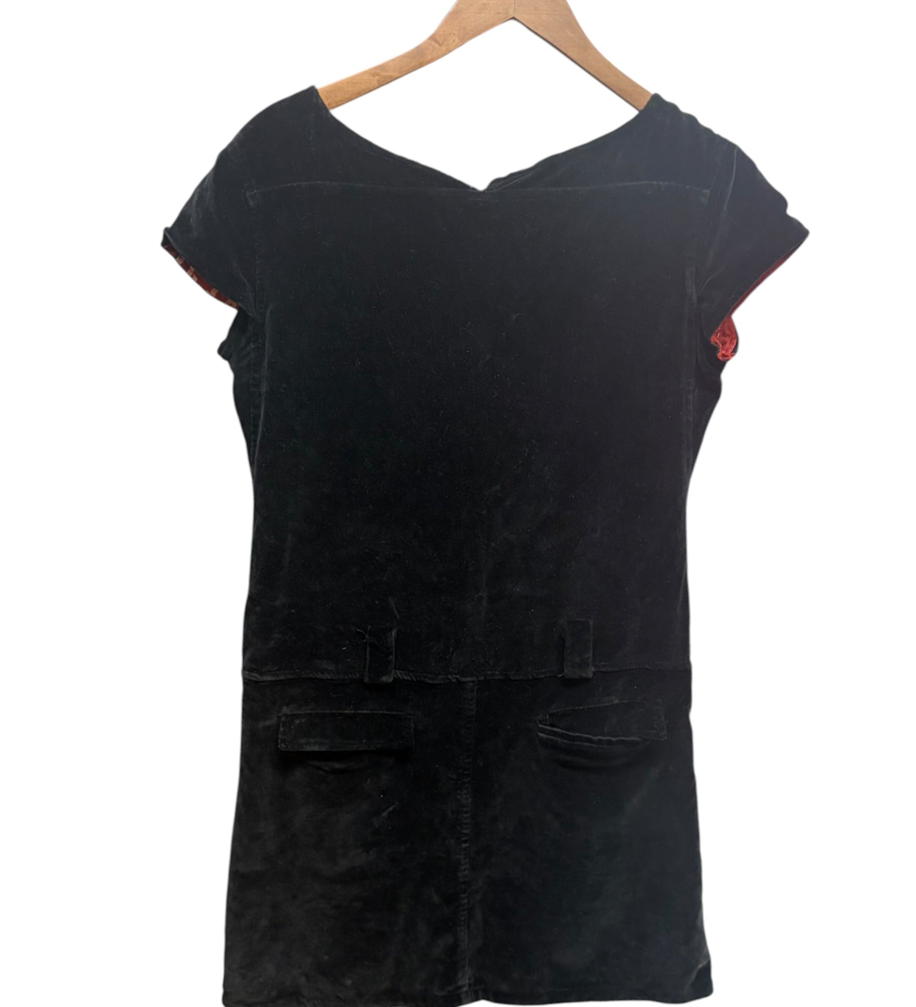 JPG Black Sheath Zipper Mini Short Sleeve Dress