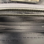 Burberry Black Leather Zip Clutch Pouch