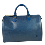 Louis Vuitton Blue Epi Leather Speedy 30