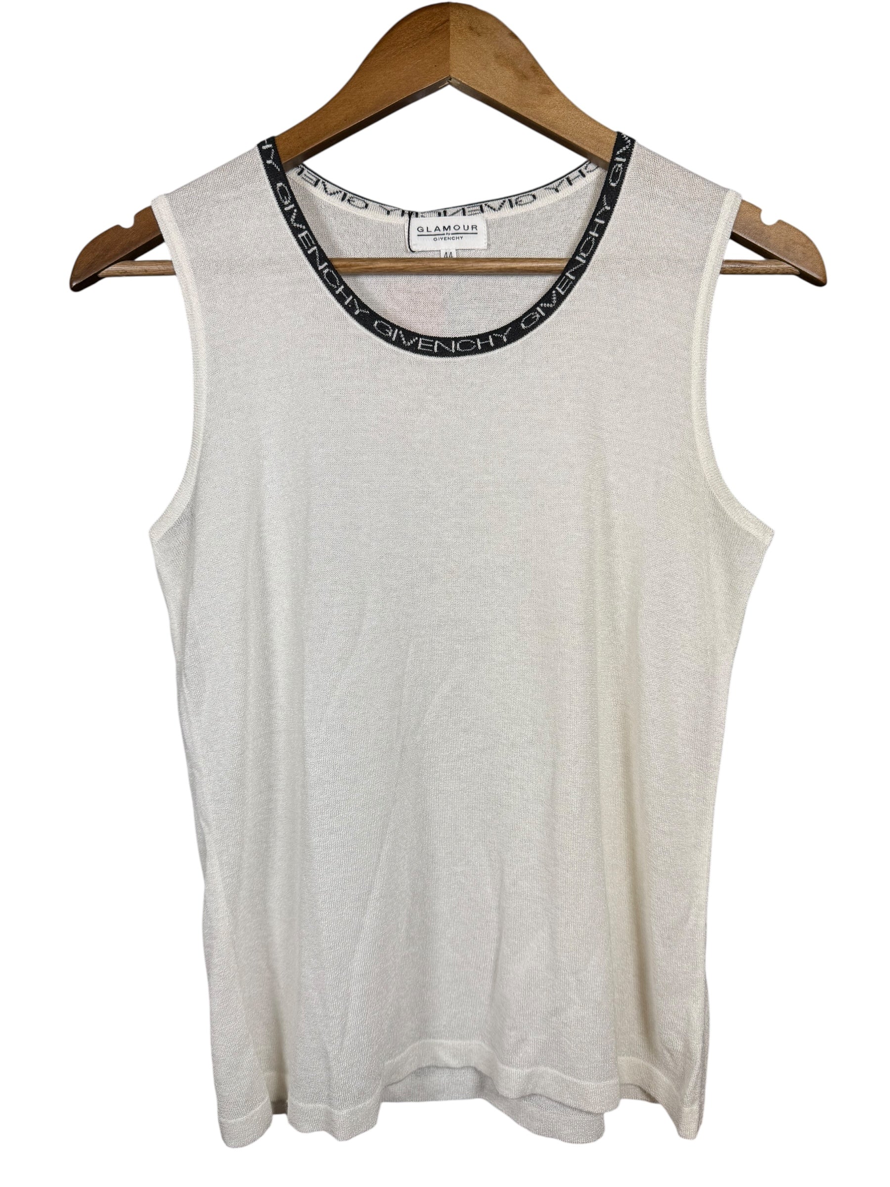 Givenchy Vintage Logo Sleeveless Top