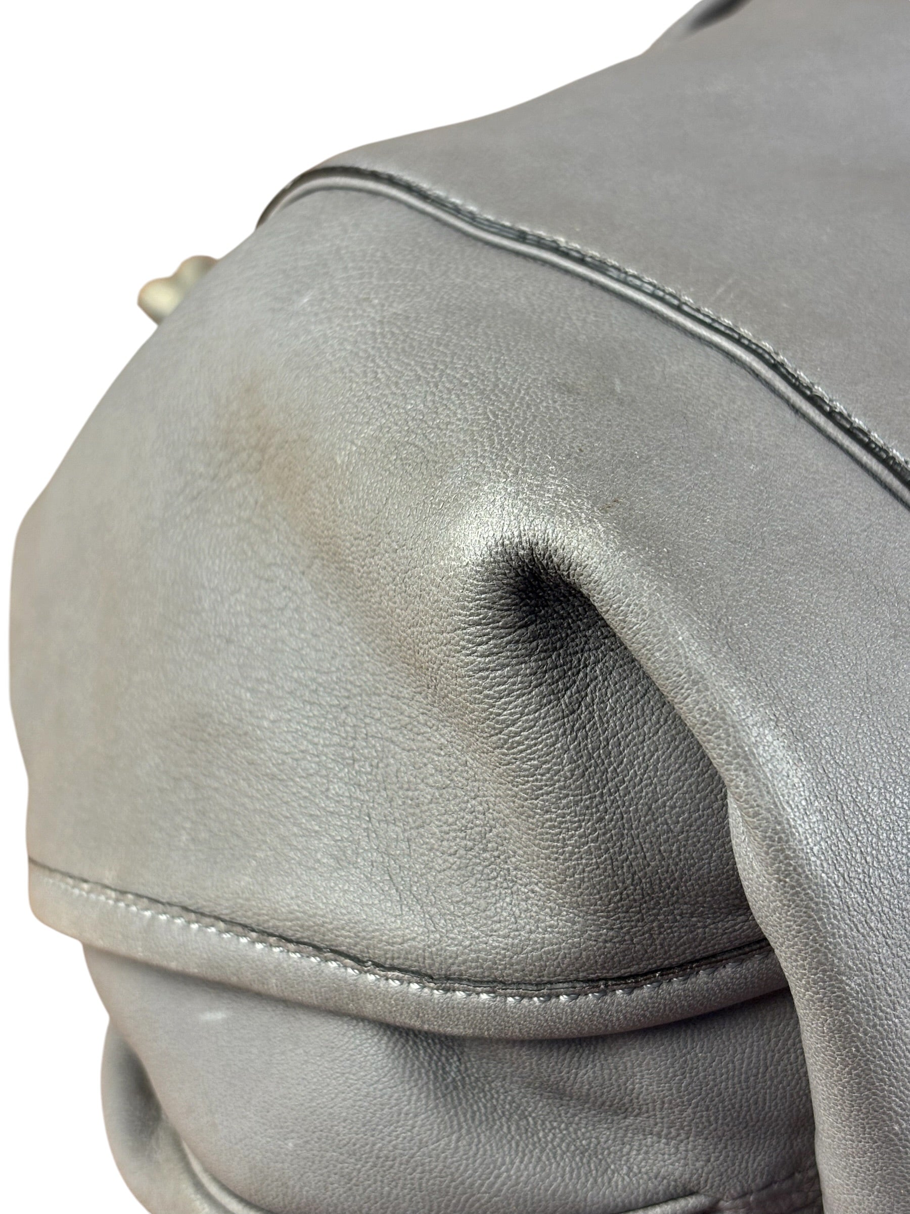 Chloé Vintage Grey Leather Shoulder Bag