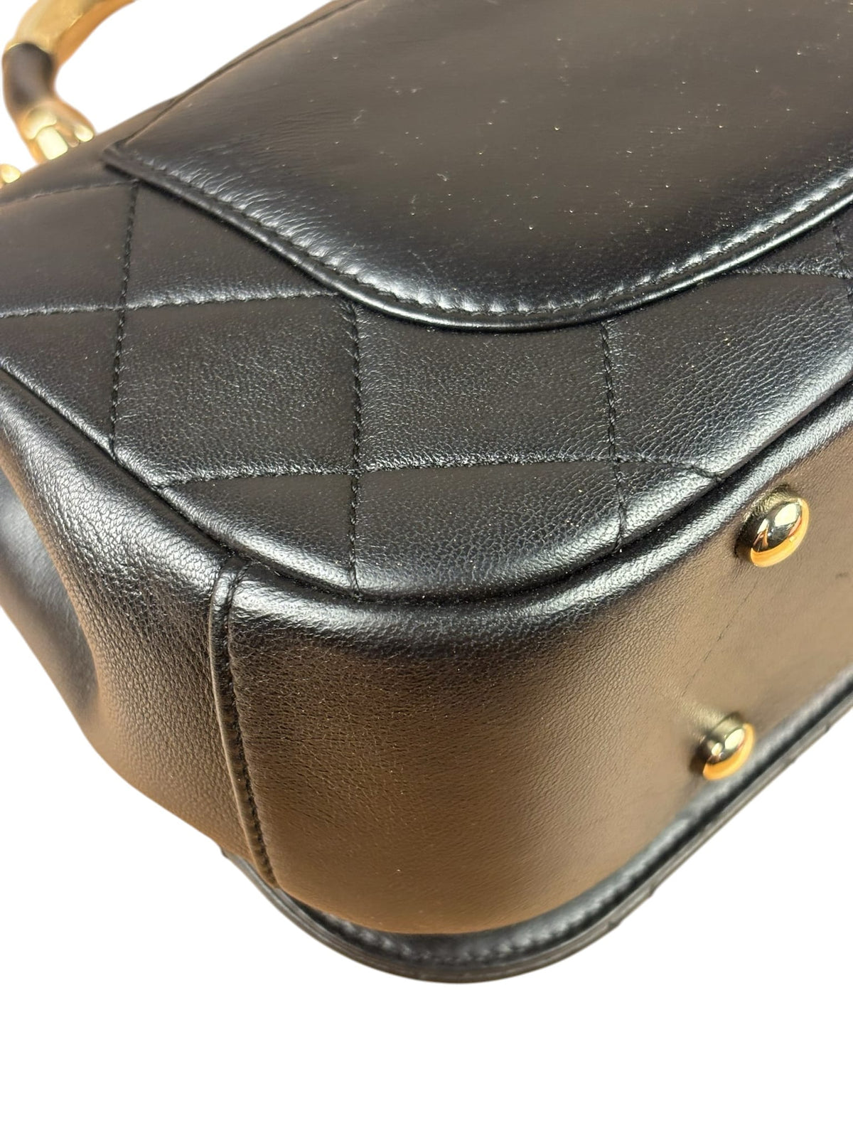 Chanel Black Quilted Lambskin Small Carry Chic Flap Two-Way Bag 2017