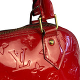 Louis Vuitton Red Vernis Alma BB Handbag