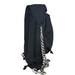 Balenciaga Black Nylon Chain Shoulder Bag
