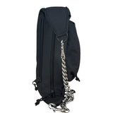 Balenciaga Black Nylon Chain Shoulder Bag