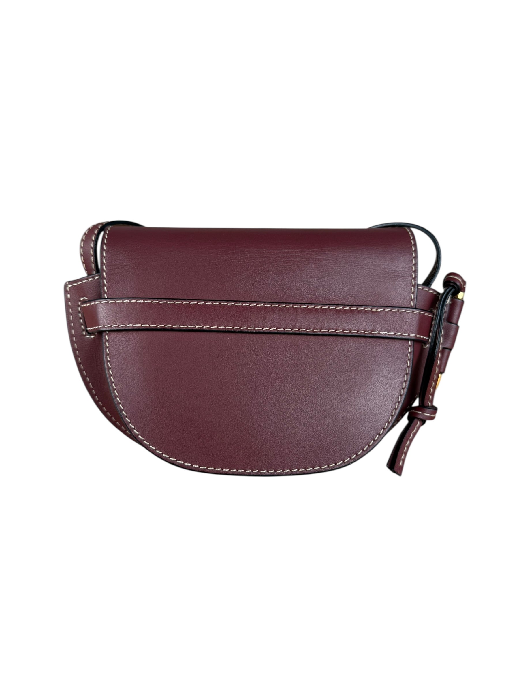 Loewe Mini Burgundy Gate Crossbody