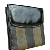 Fendi Vintage Striped Pequin Wallet
