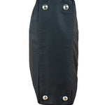 Prada Black Tessuto Nylon Leather Trim Hand Bag