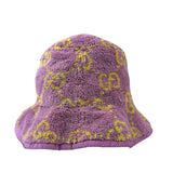 Gucci Pink/Yellow GG  Small Terry Bucket Hat