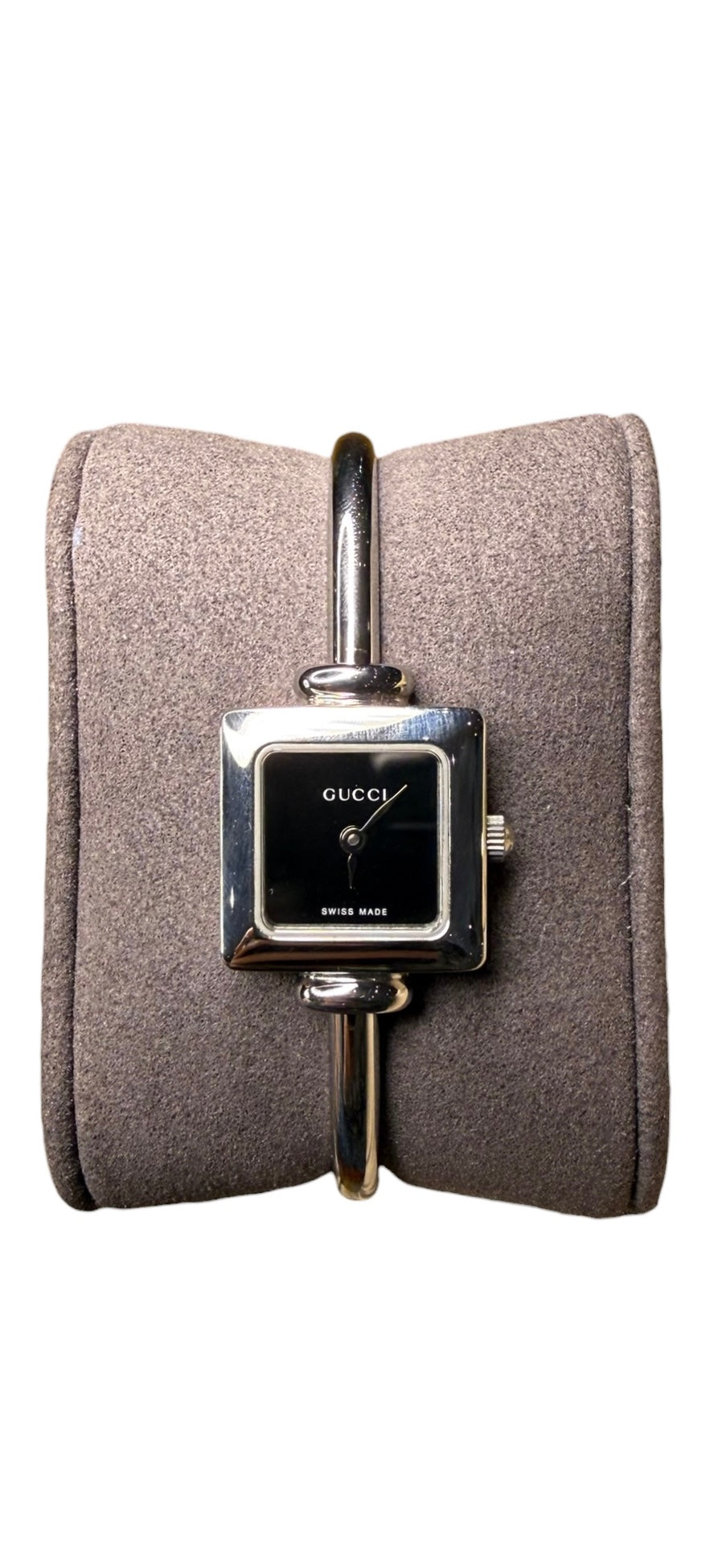 Gucci 1900L Black Square Dial Bangle