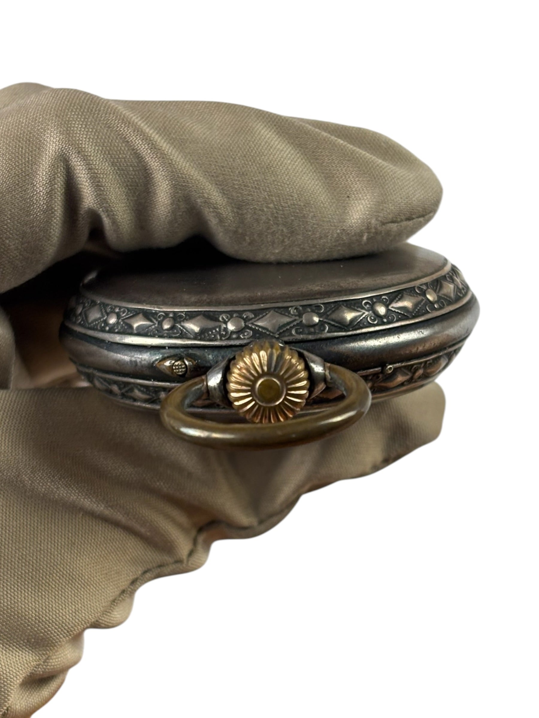 Continental Watch Co. Triple Calendar Pocket Watch