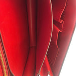Celine Red Leather Box Crossbody Bag