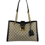 Gucci GG Supreme Padlock Medium Tote