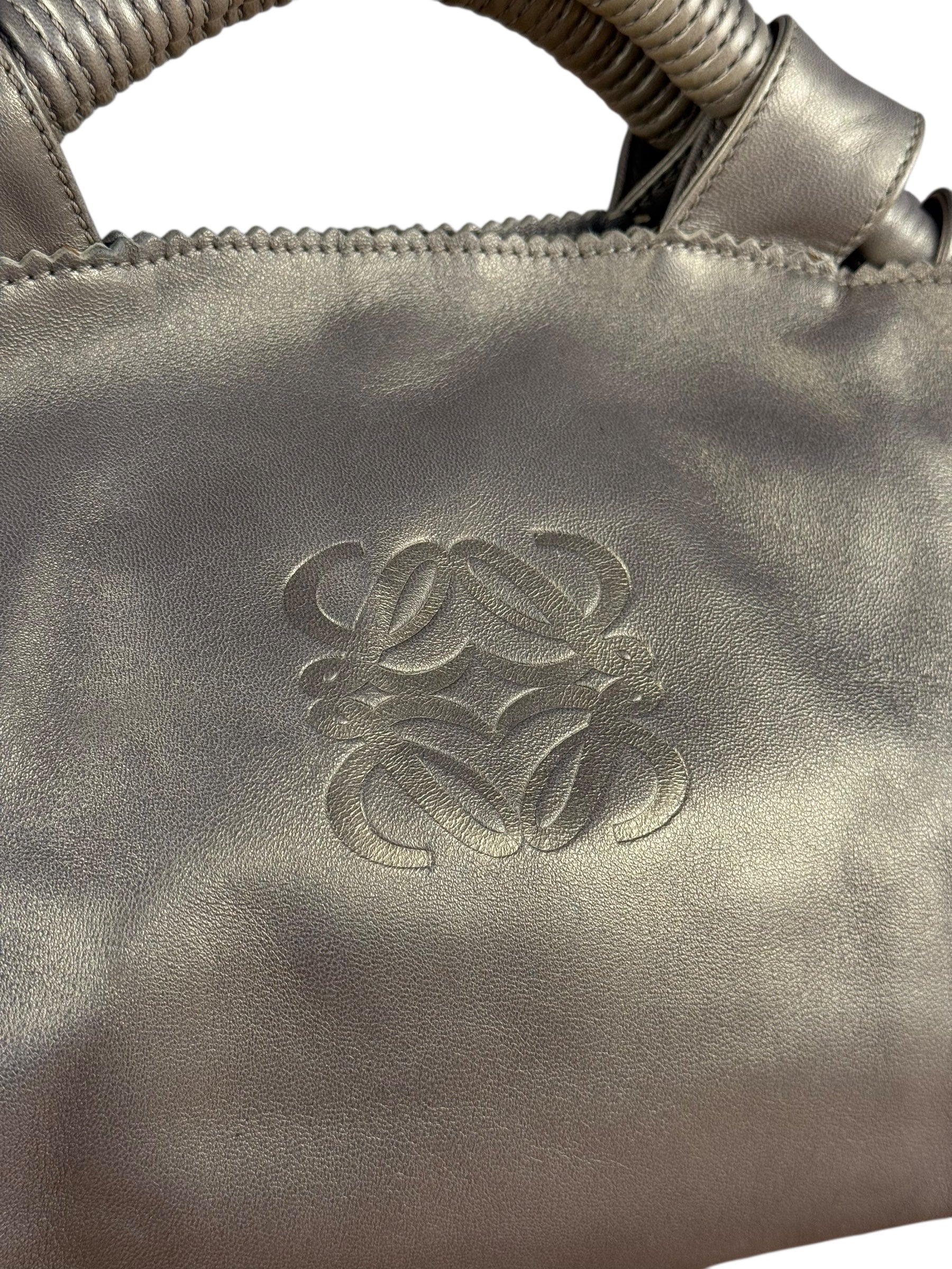 Loewe Metallic Gold Nappa Aire Leather Handbag