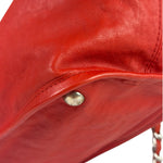 Chanel Red Quilted Leather Natural Beauty Chain Tote 2010