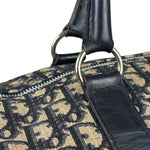 Christian Dior Vintage Black Trotter Boston Travel Bag
