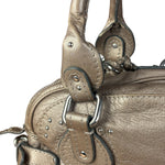 Chloe Metallic Taupe Vintage Paddington