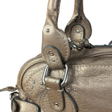 Chloe Metallic Taupe Vintage Paddington