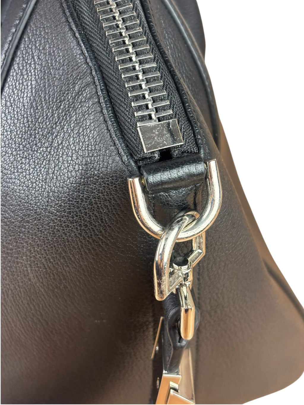 Givenchy Black Leather Antigona Medium Two-Way Bag