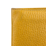 Loewe Yellow Leather Anagram Slim Bifold Long Wallet