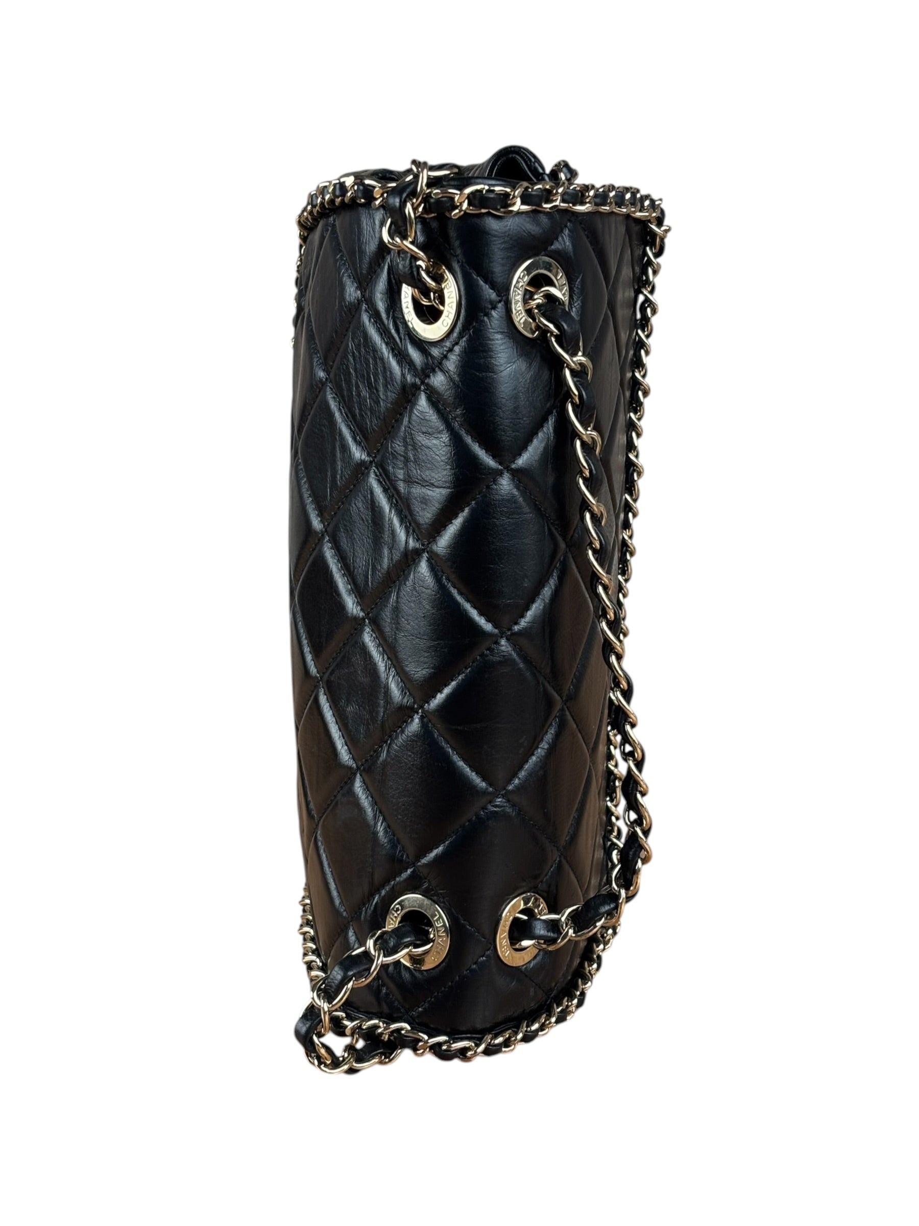 Chanel Black Quilted Leather Flap Bag 2019