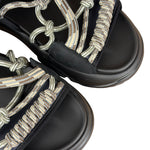 Christian Dior Black/Gray H-town Sandal