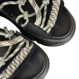 Christian Dior Black/Gray H-town Sandal