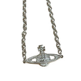 Vivienne Westwood Sliver Toned Bas Relief Bracelet