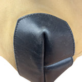 Gucci Vintage Brown Canvas Zip Tote