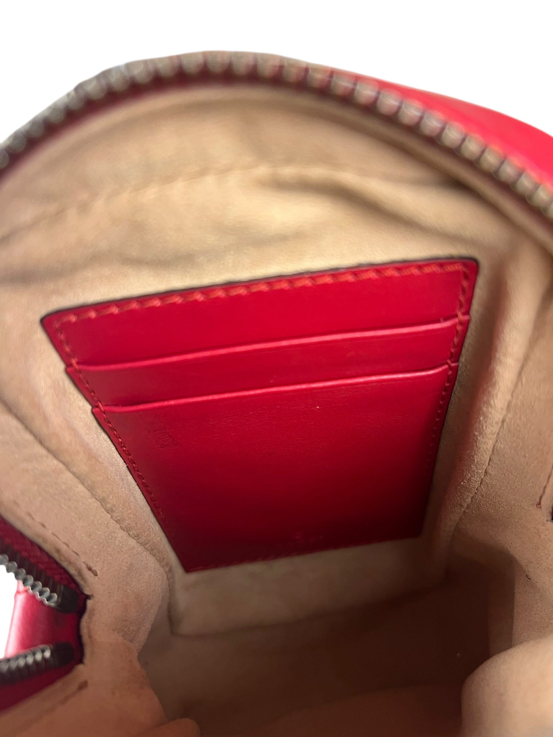 Gucci GG Marmont Vertical Phone Crossbody Bag Red