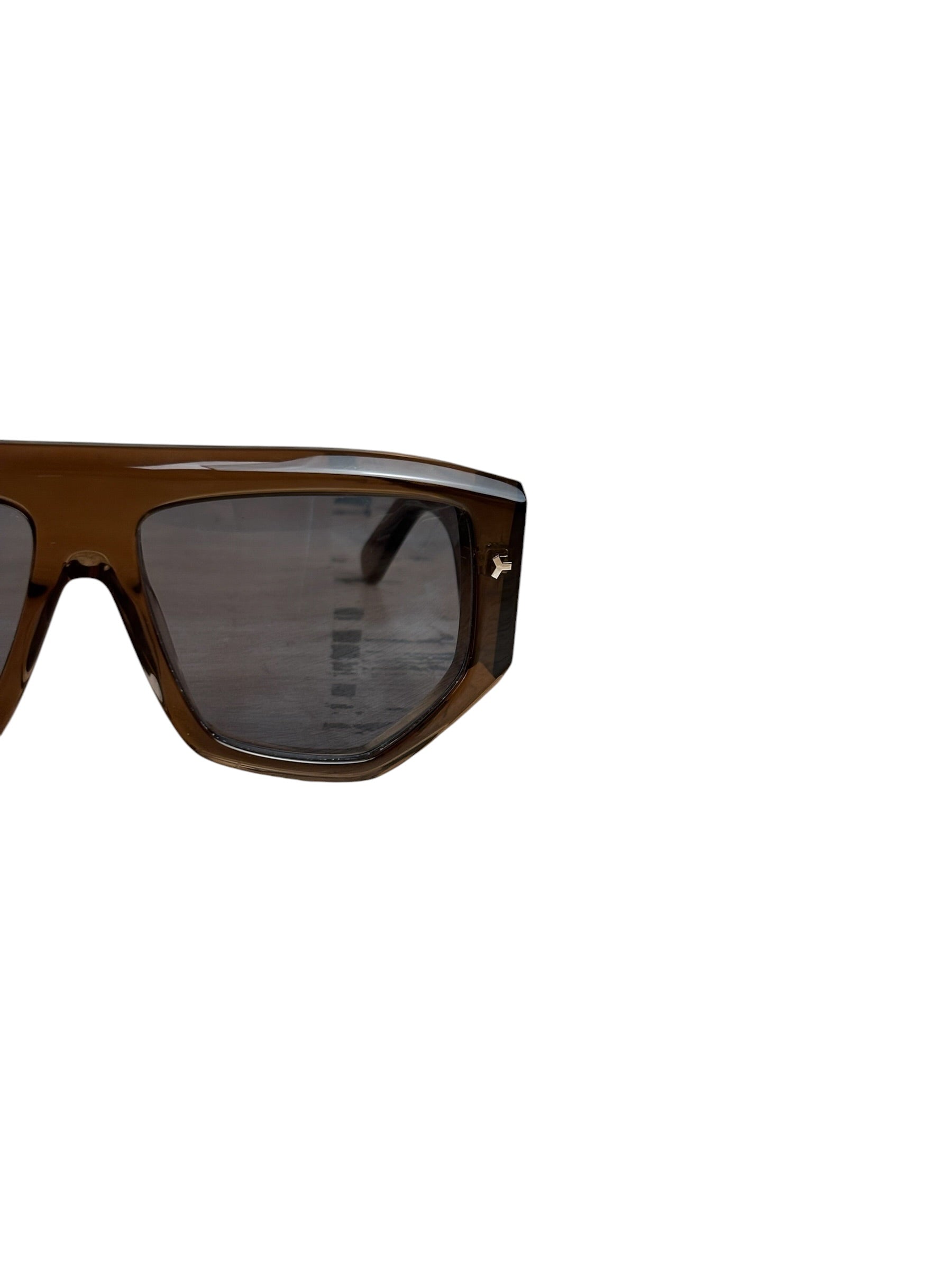 Bally 60mm Blue Lenses Geometric Sunglasses