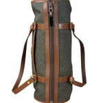 Yves Saint Laurent Vintage Brown Leather Woven Hand Bag