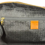 Celine Vintage Suede Macadam Leather Bowler Bag