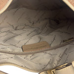 Salvatore Ferragamo Brown Lizard-Embossed Hobo Bag