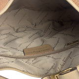 Salvatore Ferragamo Brown Lizard-Embossed Hobo Bag