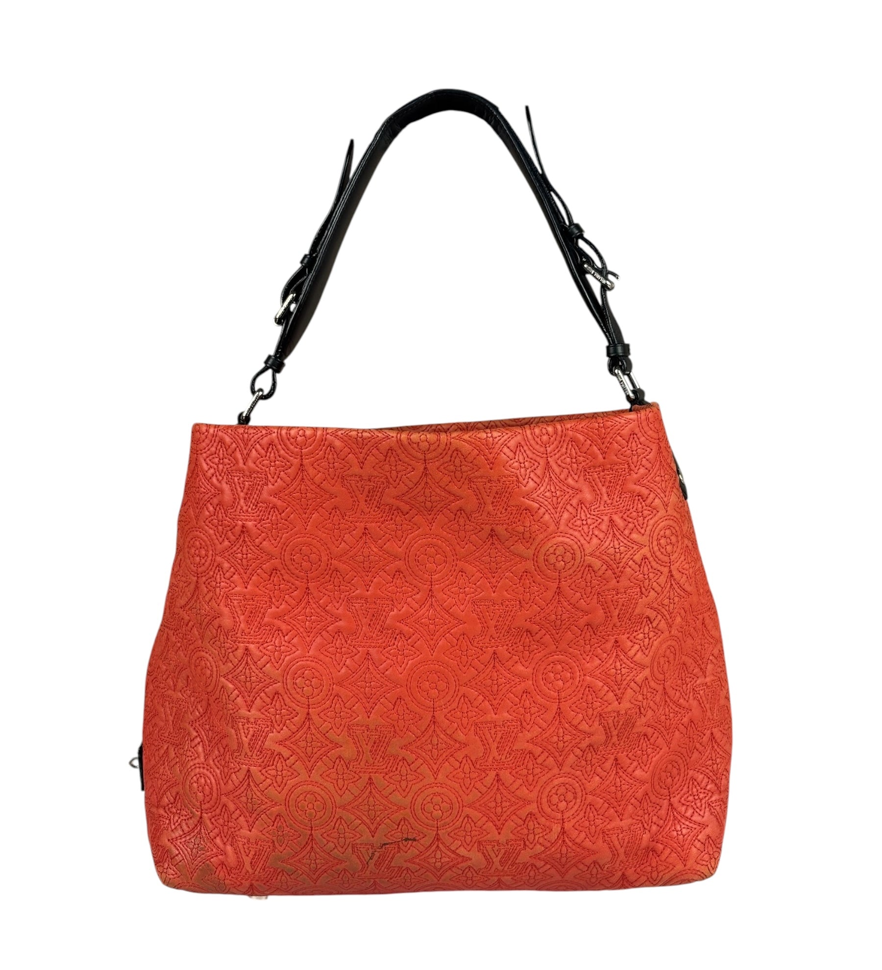 Louis Vuitton Red Antheia Hobo PM