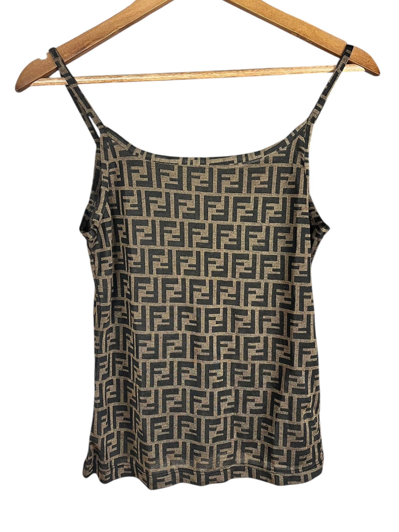 Fendi FF Zucca Sleeveless Top