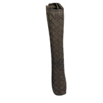 Bottega Veneta Grey Leather Intrecciato Flap Wallet