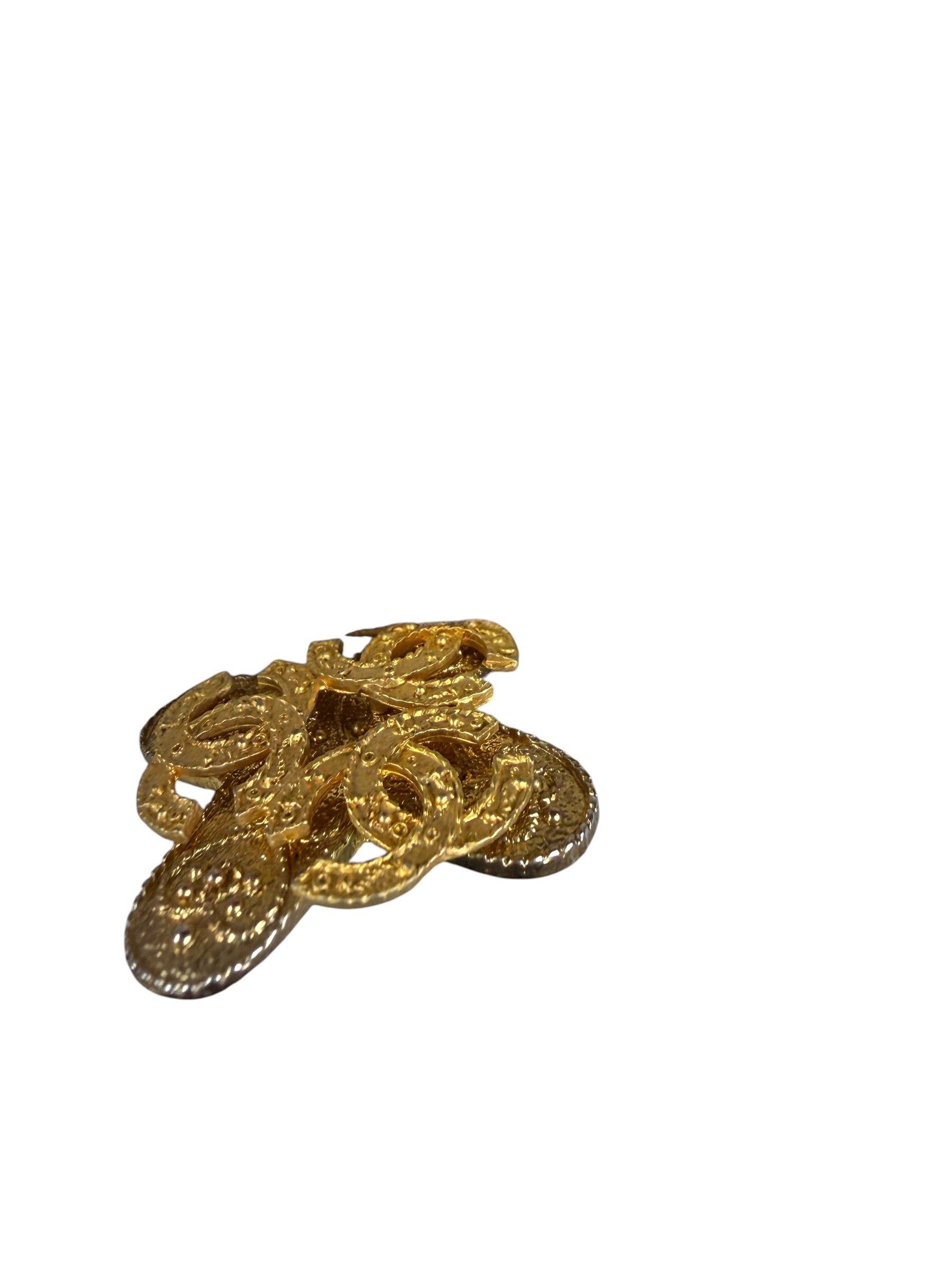 Chanel Vintage Autumm/Winter Triple Coco Mark Pendant 94A 1994