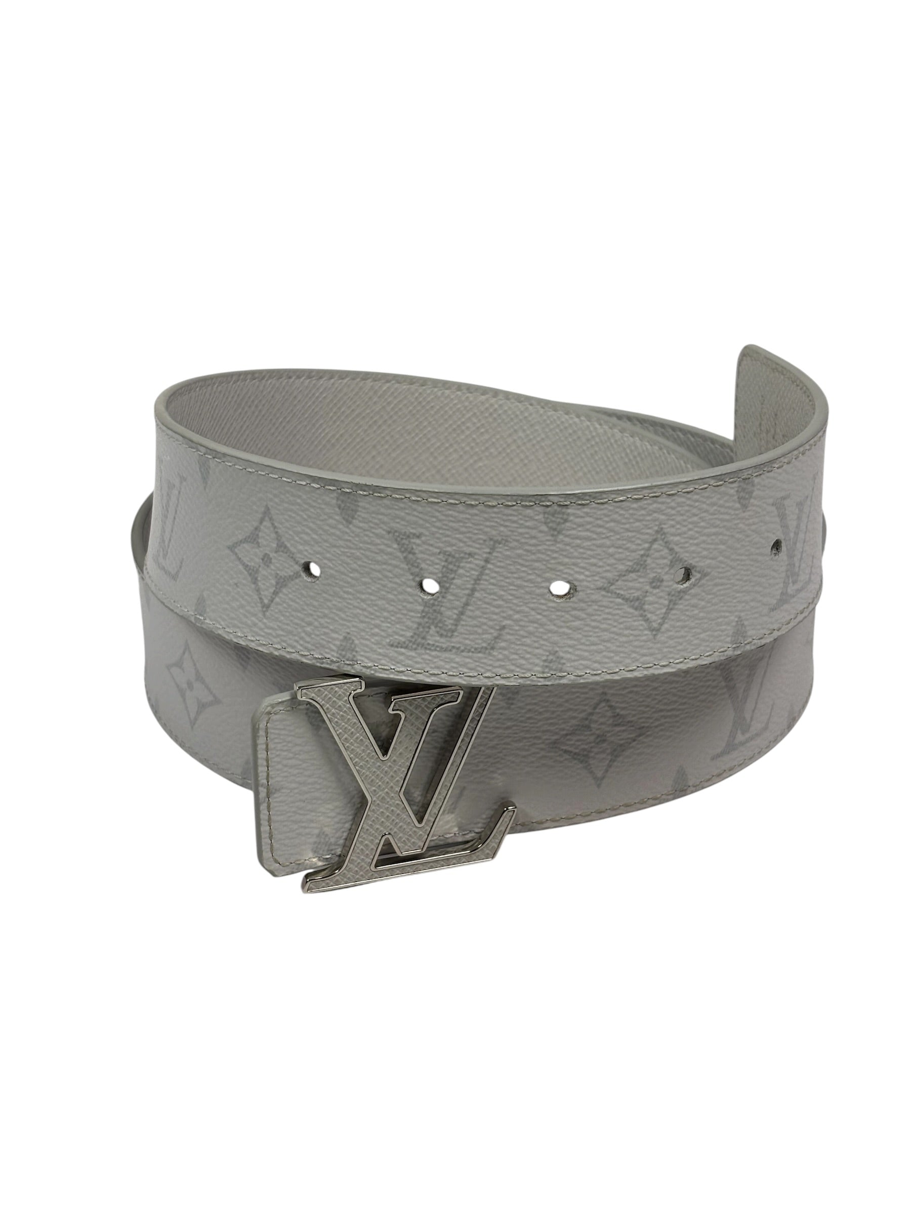 Louis Vuitton Grey Initiales Monogram Reversible 40MM Belt