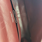Chanel Burgundy Quilted Patent Leather 2.55 Reissue 227 Large Double Flap Bag 2011